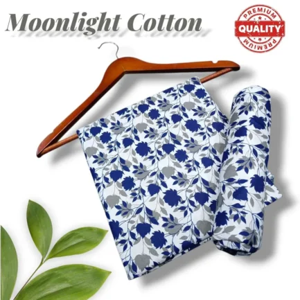 2 Pcs Women's Unstitched Printed Suit