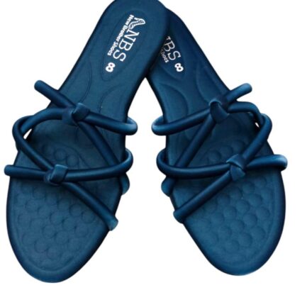 Women's Blue PVC Casual Sandals Size 8