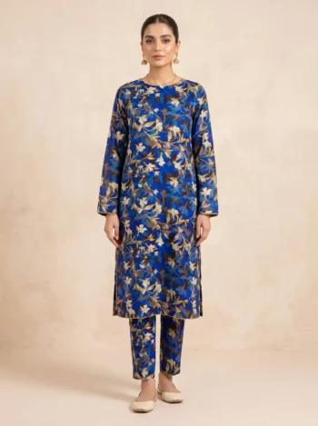 2 Pcs Women's Unstitched Digital Print Suit – Markaz
